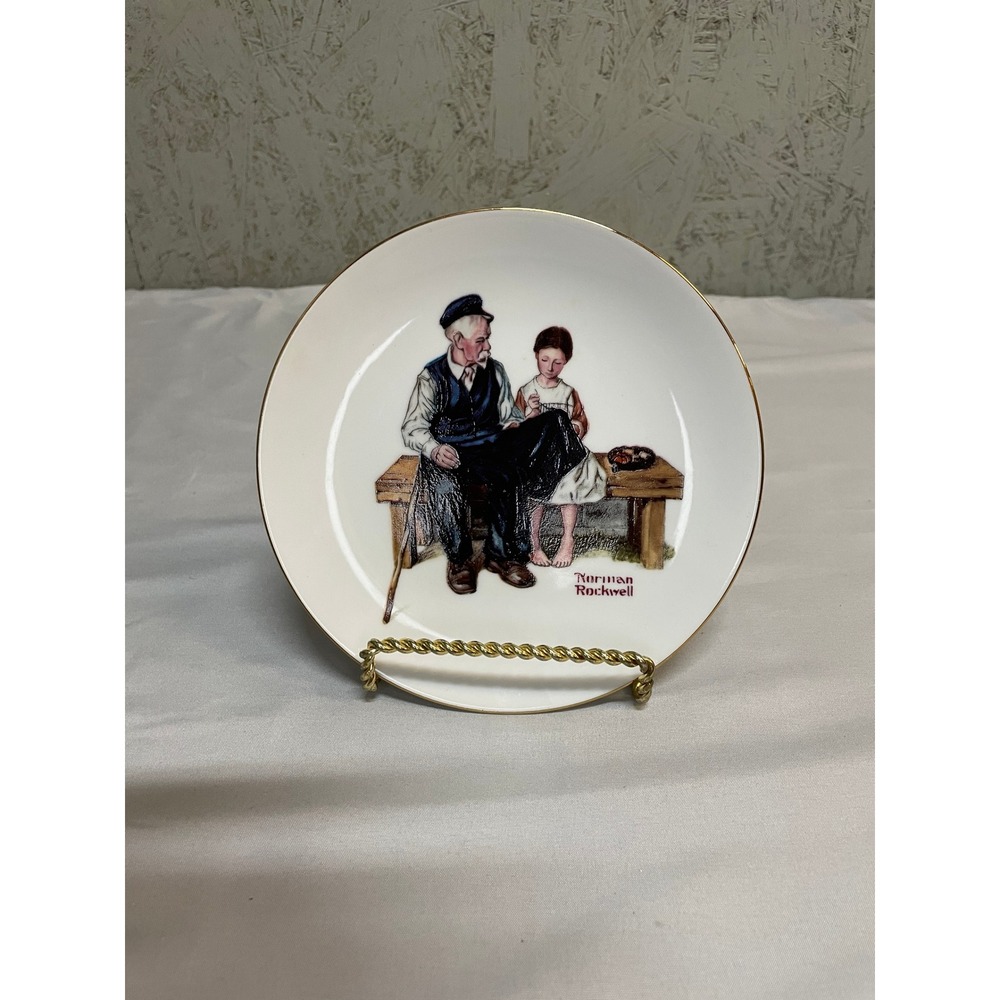 1980s Norman Rockwell Plate Lighthouse Keeper's Daughter Limited Series